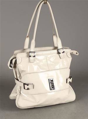 Mulberry, skuldertaske, lys læder lak