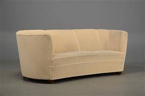 Sofa i bananform, 1940erne