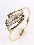 Brillantring, 9 kt. guld, ca. 0,02 ct.