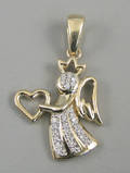 Diamantvedhæng. Ca. 0.25 ct