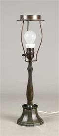 Just Andersen, bordlampe, diskometal