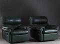 Fåtöljer, skinn, reclinerfunktion, 2000-tal 2