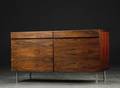 Skænk af rio palisander, 1950erne, dansk møbeldesign