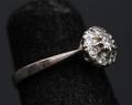 Ring, 18K vittguld med diamanter ca 0,25ct