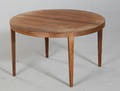 Haslev. Cirkulært sofabord af palisander