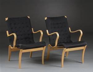 Bruno Mathsson, par lænestole, model Mina 2