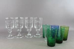 Vinglas 4 st och selterglas 6 st Reijmyre