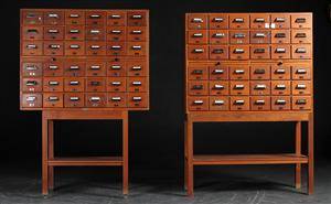 Kartoteksskabe af teak 2