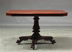 Salonbord af mahogny