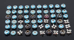 60 Charms af sterling sølv 60