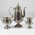 KAFFESERVIS, 3 delar, nysilver