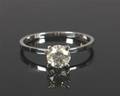Solitairering Ca. 0.77 ct. 