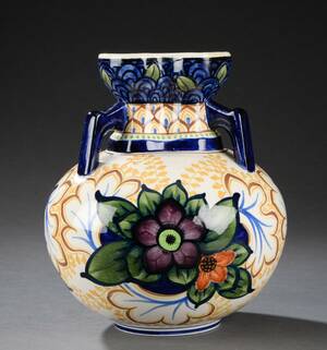 Aluminia vase dessin nr. 978147