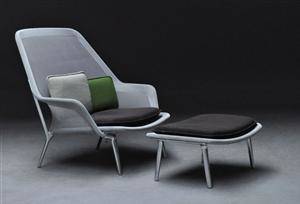 Ronan Erwan Bouroullec. Hvilestol, model Slow Chair med skammel 2