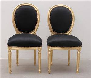 Stolar, ett par, gustaviansk stil 2
