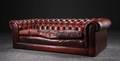 Tre-pers. Chesterfield form sofa