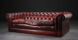 Tre-pers. Chesterfield form sofa