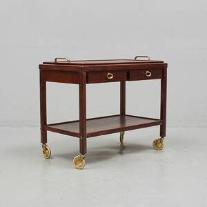Serveringsvagn, mahogny