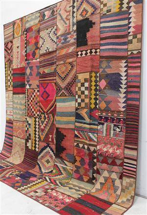 Kelim patchwork, 345 x 300