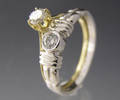 Solitaire ringe ca. 0.42 ct. 2