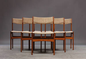 Dansk møbelproducent, spisestole, teaktræ 6