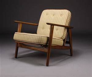 H. J. Wegner. Lænestol, model 233, Getama