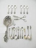 Parti bestick, Silver
