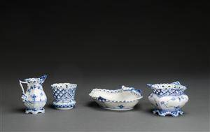 Royal Copenhagen Kgl. P. Musselmalet, helblonde, diverse dele 4