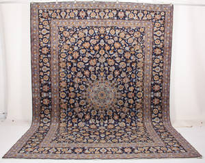 Orientmatta, handknuten, Kashan, 395x295 cm