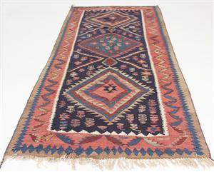 Matta, flatvävd, Kelim, 294x142 cm