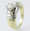 Solitaire ring ca. 0.60 ct.