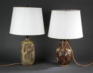 Jais Nielsen for Kgl.P. To bordlamper, stentøj 2