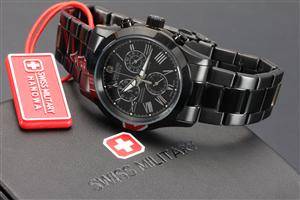 Swiss Military Hanowa. Herrearmbåndsur. Swiss made chronograph