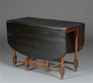 Gateleg table af egetræ