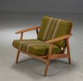 Lænestol med stel af bøg