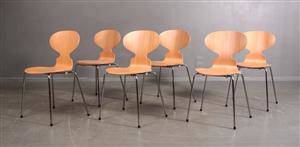 Arne Jacobsen, stolar, Myren modellnr. 3101 6