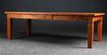 Langbord af olieret massiv teak, 19002000-tallet