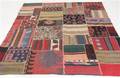 Patchwork-kelim 222 x 190 cm