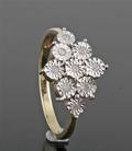 Diamond ring, approx. 0.16ct.