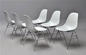 Charles Eames. Skalstole, model DSS. Glasfiber 6  