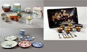 En samling kinesisk porcelæn m.m. 1900-tallet. ca. 55