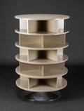Moderne design multi rondel på krom drejesokkel. SAND