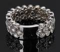 Diamantring 14 kt hvidguld med 1.10 ct 