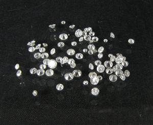 Lot Brillanten, ca. 2.01 ct.
