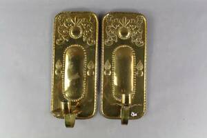 Ljusplåtar i mässing 1 par