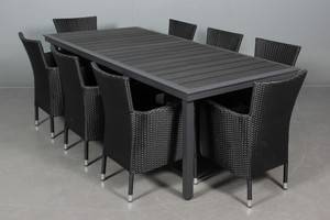 Daneline Havemøbler. Havebord samt otte armstole. 9 