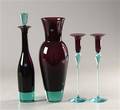 Holmegaard, vase, karaffel samt stager 4