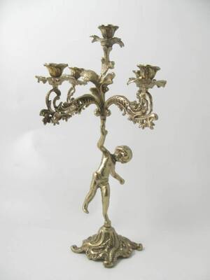 Kandelaber, med putto