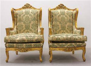 Bergerer, ett par, Louis XV-stil 2