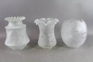 Lampkupor i glas 3 st